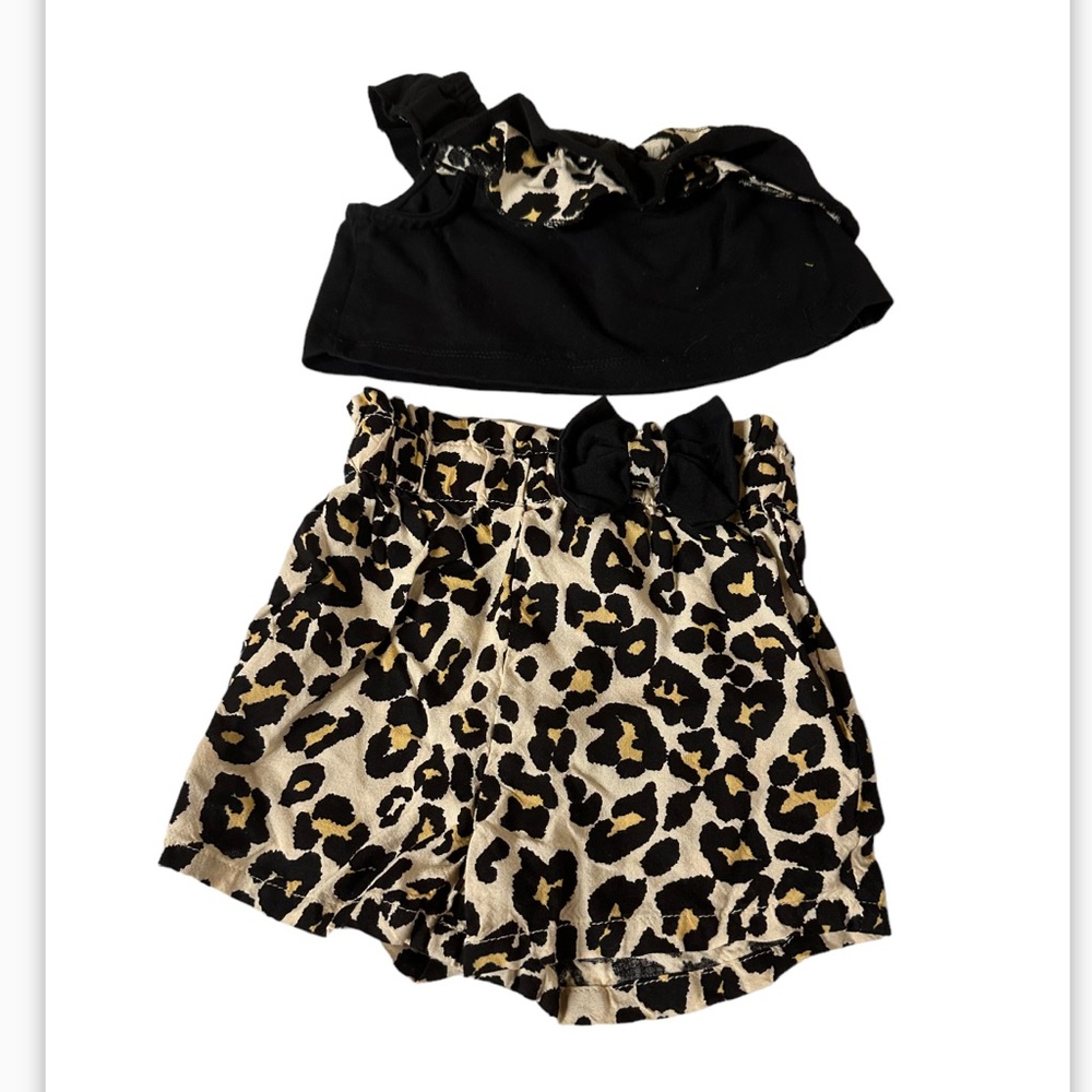 Two pice short set .matching set for girls